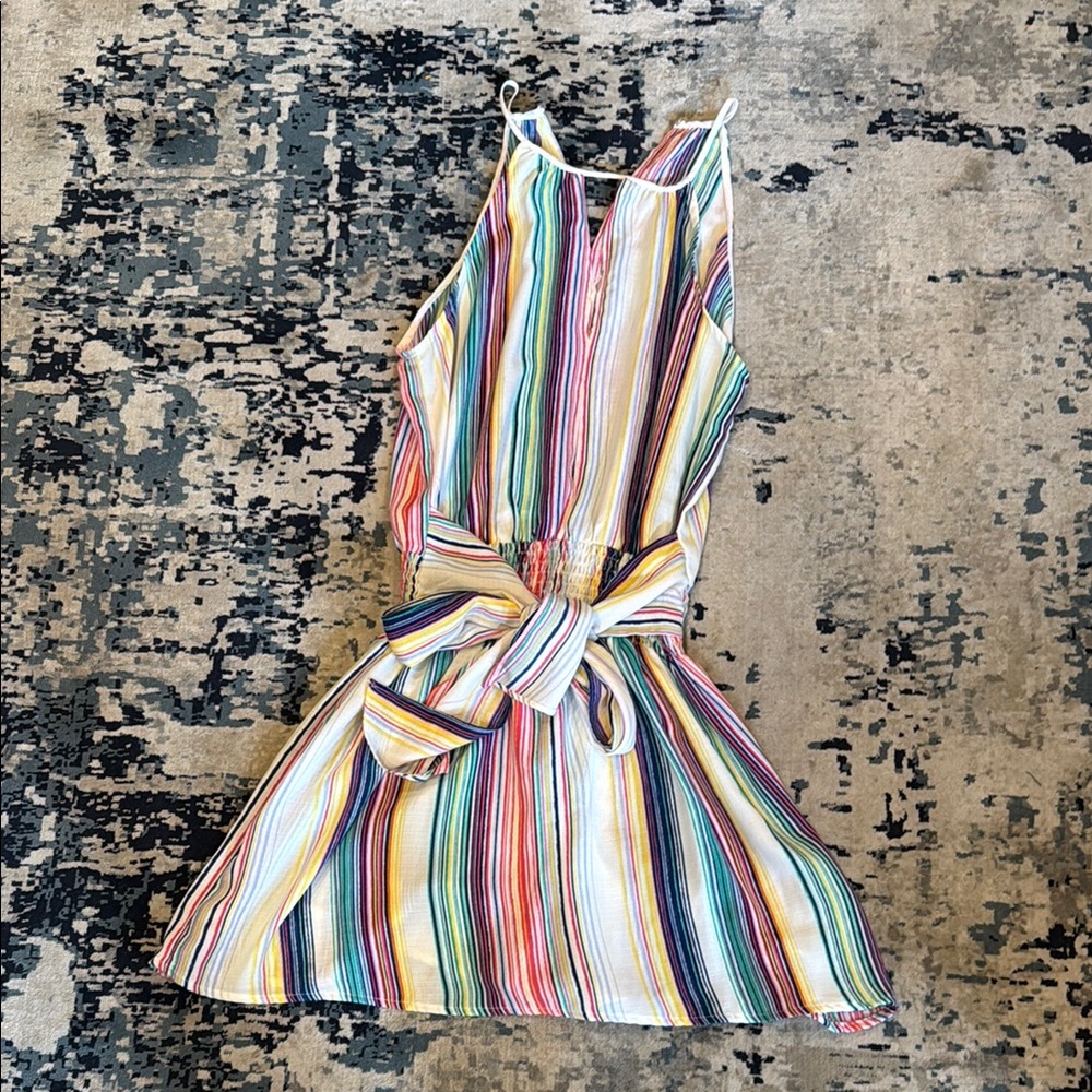 Colorful Striped Dress